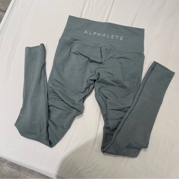 ALPHALETE AERO LEGGING LIGHT GREY - Picture 5 of 7